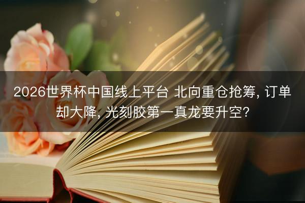 2026世界杯中国线上平台 北向重仓抢筹， 订单却大降， 光刻胶第一真龙要升空?